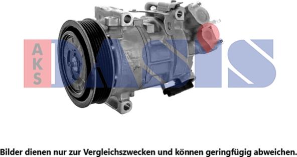 AKS Dasis 852886N - Kompressor, Klimaanlage alexcarstop-ersatzteile.com