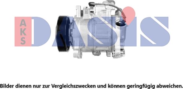 AKS Dasis 852827N - Kompressor, Klimaanlage alexcarstop-ersatzteile.com