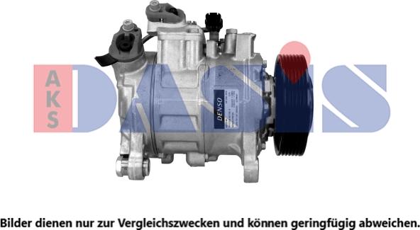 AKS Dasis 852707N - Kompressor, Klimaanlage alexcarstop-ersatzteile.com