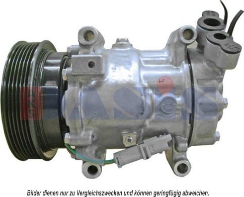 AKS Dasis 852772N - Kompressor, Klimaanlage alexcarstop-ersatzteile.com