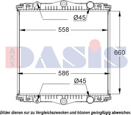 AKS Dasis 290013S - Kühler, Motorkühlung alexcarstop-ersatzteile.com