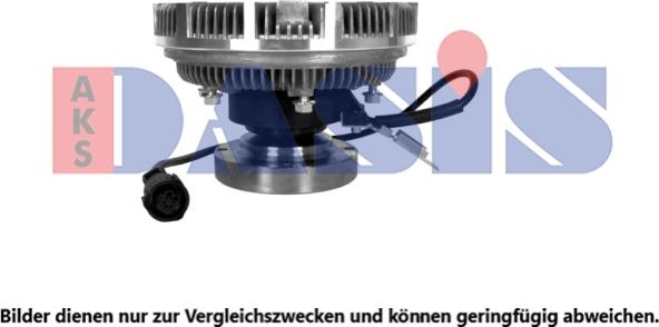 AKS Dasis 288037N - Kupplung, Kühlerlüfter alexcarstop-ersatzteile.com