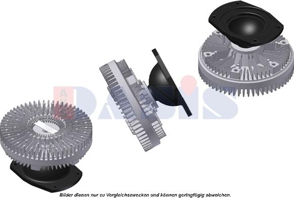 AKS Dasis 278011N - Kupplung, Kühlerlüfter alexcarstop-ersatzteile.com