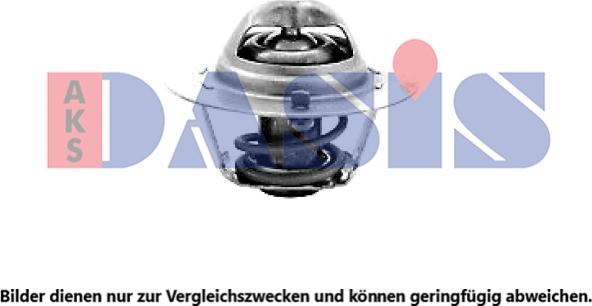 AKS Dasis 750408N - Thermostat, Kühlmittel alexcarstop-ersatzteile.com