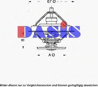 AKS Dasis 751886N - Thermostat, Kühlmittel alexcarstop-ersatzteile.com