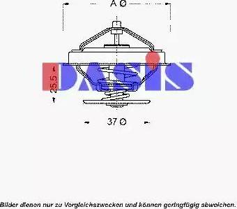 AKS Dasis 751875N - Thermostat, Kühlmittel alexcarstop-ersatzteile.com