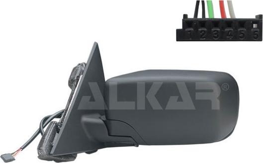 Alkar 6127849 - Außenspiegel alexcarstop-ersatzteile.com