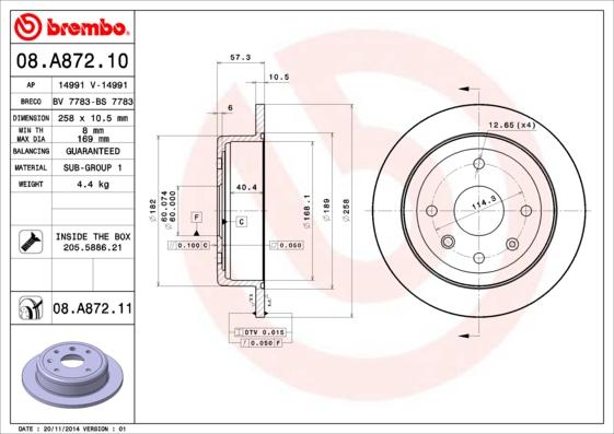 AP 14991 - Bremsscheibe alexcarstop-ersatzteile.com