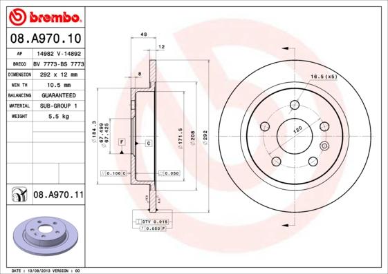 AP 14982 - Bremsscheibe alexcarstop-ersatzteile.com