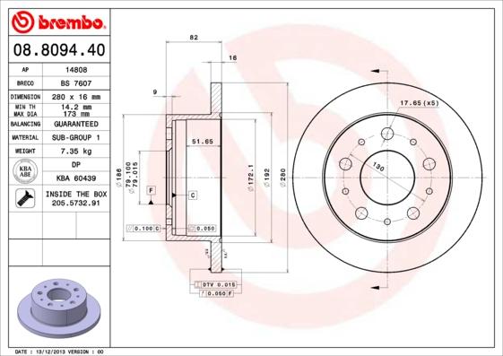 AP 14808 - Bremsscheibe alexcarstop-ersatzteile.com