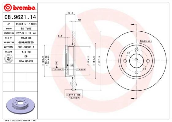 AP 14834 E - Bremsscheibe alexcarstop-ersatzteile.com