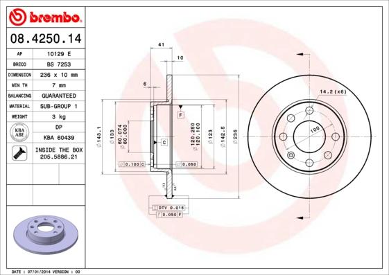 AP 10129 E - Bremsscheibe alexcarstop-ersatzteile.com