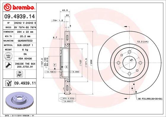 AP 24242 E - Bremsscheibe alexcarstop-ersatzteile.com