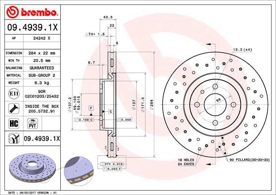 AP 24242 X - Bremsscheibe alexcarstop-ersatzteile.com