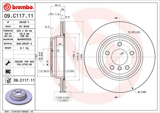 AP 25438 V - Bremsscheibe alexcarstop-ersatzteile.com