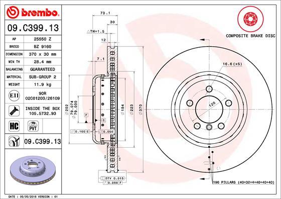 AP 25550 Z - Bremsscheibe alexcarstop-ersatzteile.com