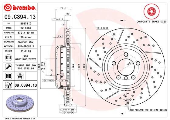 AP 25575 Z - Bremsscheibe alexcarstop-ersatzteile.com