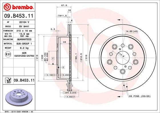 AP 20164 V - Bremsscheibe alexcarstop-ersatzteile.com