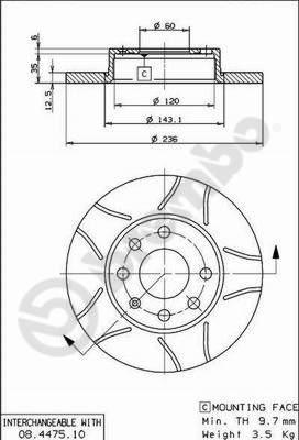 AP X 10170 - Bremsscheibe alexcarstop-ersatzteile.com