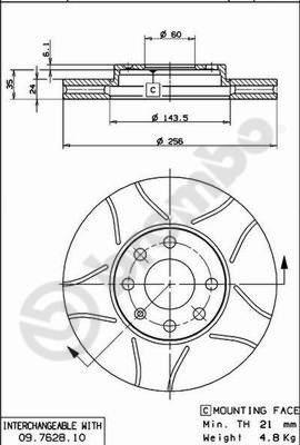 AP X 24738 - Bremsscheibe alexcarstop-ersatzteile.com