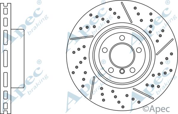 Allied Nippon AND7063 - Bremsscheibe alexcarstop-ersatzteile.com