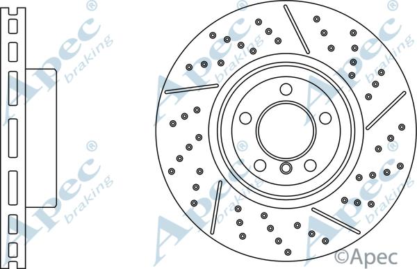 Allied Nippon AND7060 - Bremsscheibe alexcarstop-ersatzteile.com