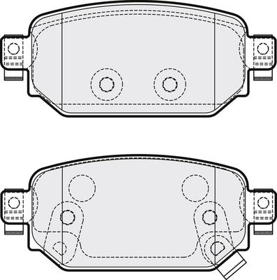 Valeo 601738 - Bremsbelagsatz, Scheibenbremse alexcarstop-ersatzteile.com