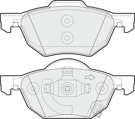 BENDIX 572480 - Bremsbelagsatz, Scheibenbremse alexcarstop-ersatzteile.com