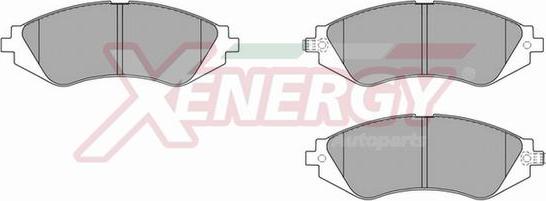 AP XENERGY X40702 - Bremsbelagsatz, Scheibenbremse alexcarstop-ersatzteile.com