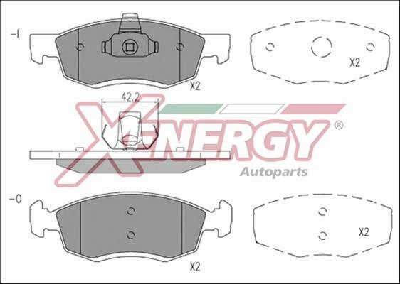 AP XENERGY X41206 - Bremsbelagsatz, Scheibenbremse alexcarstop-ersatzteile.com