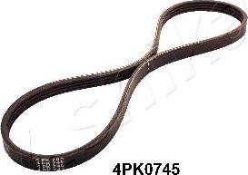 Ashika 112-4PK0745 - Keilrippenriemen alexcarstop-ersatzteile.com