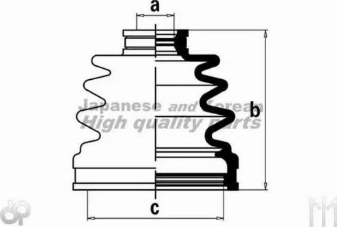 Ashuki 0864-2107 - Faltenbalg, Antriebswelle alexcarstop-ersatzteile.com