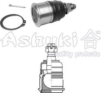 Ashuki 1458-2004 - Trag / Führungsgelenk alexcarstop-ersatzteile.com