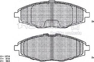 Ashuki 1080-9090 - Bremsbelagsatz, Scheibenbremse alexcarstop-ersatzteile.com