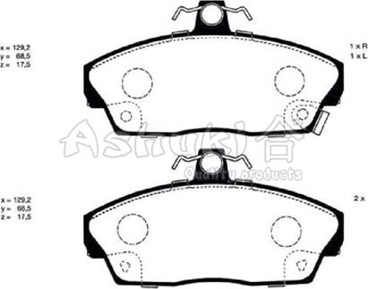 BENDIX 571438J - Bremsbelagsatz, Scheibenbremse alexcarstop-ersatzteile.com