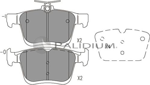 Ashuki P1-1537 - Bremsbelagsatz, Scheibenbremse alexcarstop-ersatzteile.com