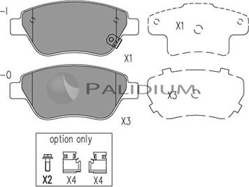 Ashuki P1-1019 - Bremsbelagsatz, Scheibenbremse alexcarstop-ersatzteile.com