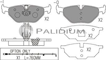 Ashuki P1-1037 - Bremsbelagsatz, Scheibenbremse alexcarstop-ersatzteile.com