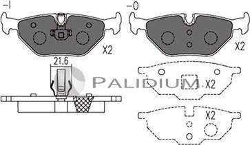 Ashuki P1-1109 - Bremsbelagsatz, Scheibenbremse alexcarstop-ersatzteile.com