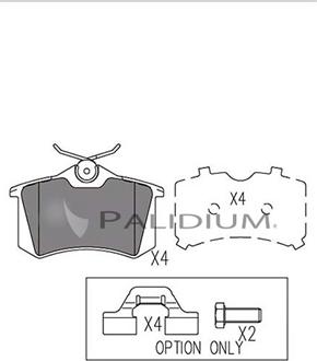 Ashuki P1-1118 - Bremsbelagsatz, Scheibenbremse alexcarstop-ersatzteile.com