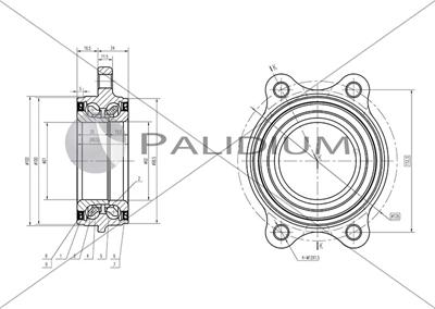 Ashuki PAL6-2016 - Radlagersatz alexcarstop-ersatzteile.com