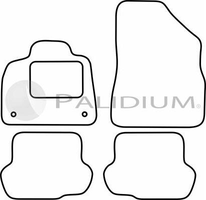 Ashuki PAL18-0229 - Fußmattensatz alexcarstop-ersatzteile.com