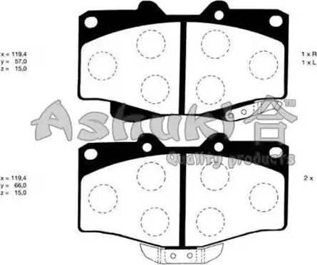 Magneti Marelli PF0401 - Bremsbelagsatz, Scheibenbremse alexcarstop-ersatzteile.com