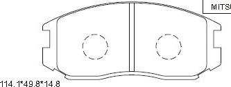 Asimco KD4718 - Bremsbelagsatz, Scheibenbremse alexcarstop-ersatzteile.com