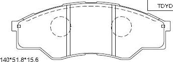 Asimco KD2763 - Bremsbelagsatz, Scheibenbremse alexcarstop-ersatzteile.com