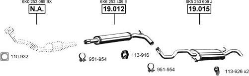 Asmet SE190715 - Abgasanlage alexcarstop-ersatzteile.com