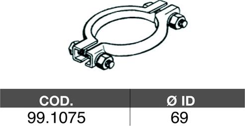 ASSO 99.1075 - Rohrverbinder, Abgasanlage alexcarstop-ersatzteile.com