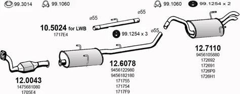 ASSO ART0420 - Abgasanlage alexcarstop-ersatzteile.com
