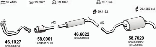 ASSO ART2919 - Abgasanlage alexcarstop-ersatzteile.com