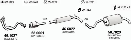 ASSO ART2918 - Abgasanlage alexcarstop-ersatzteile.com